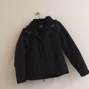 North face fleece lined jacket.